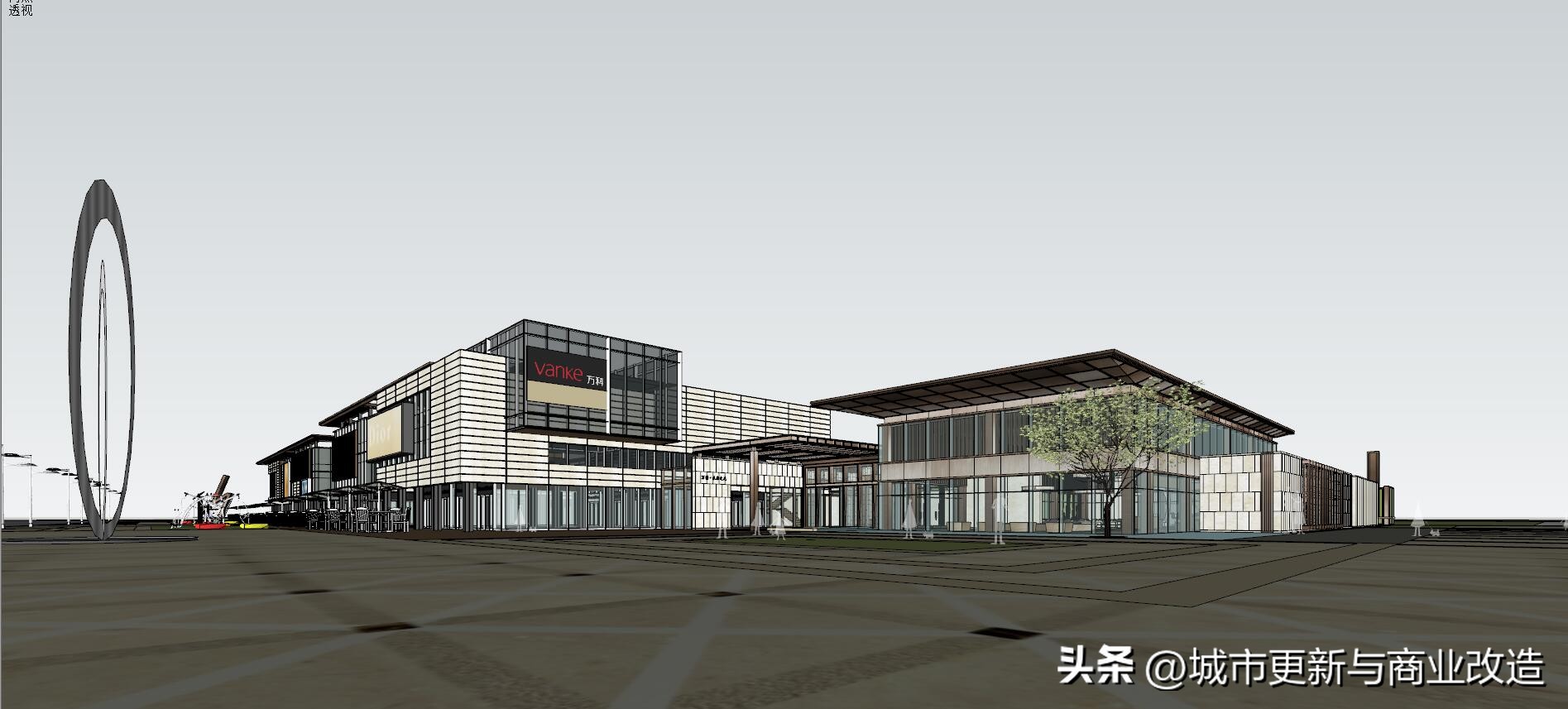 合肥万科广场效果图,合肥万科未来之光街区