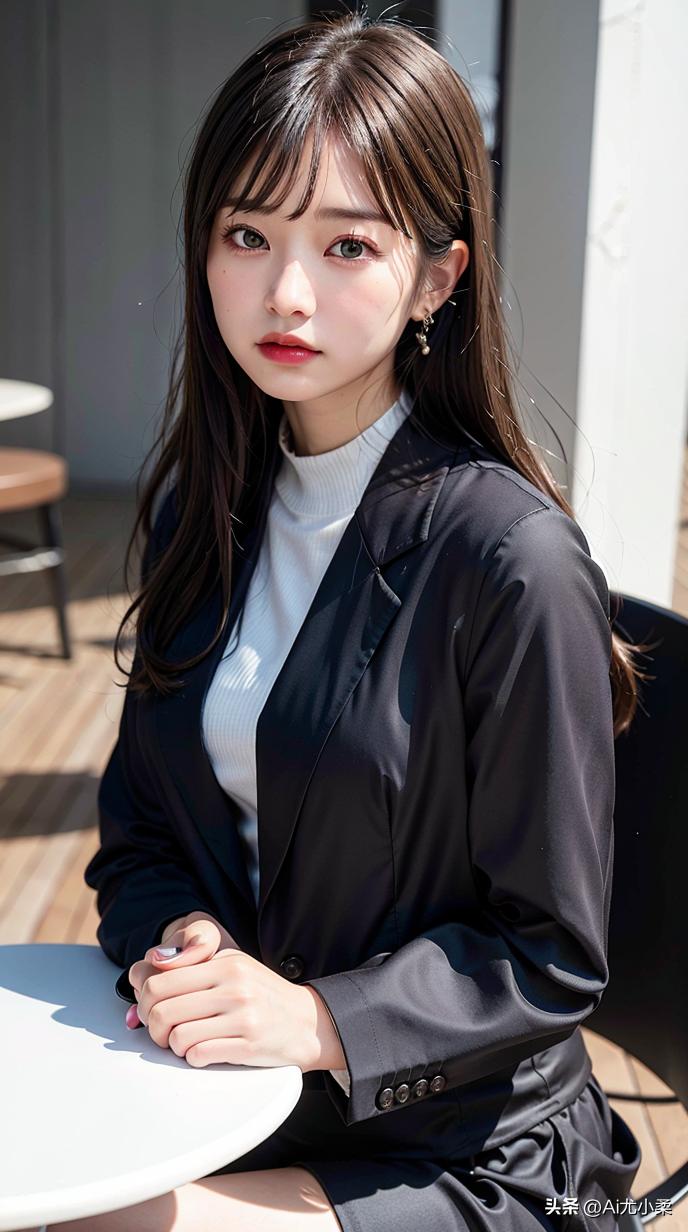 夏季壁纸高清美少女,职业装女性壁纸高清大图