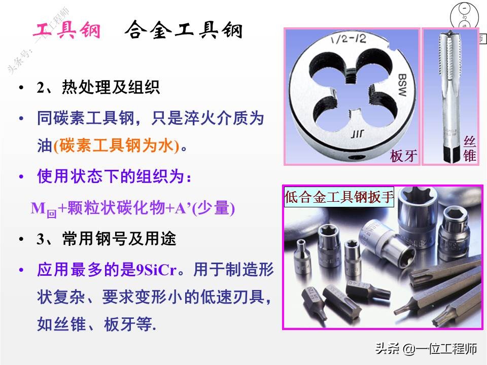 3种工具钢图解，刃具、模具和量具钢，64页介绍工具钢结构和特点