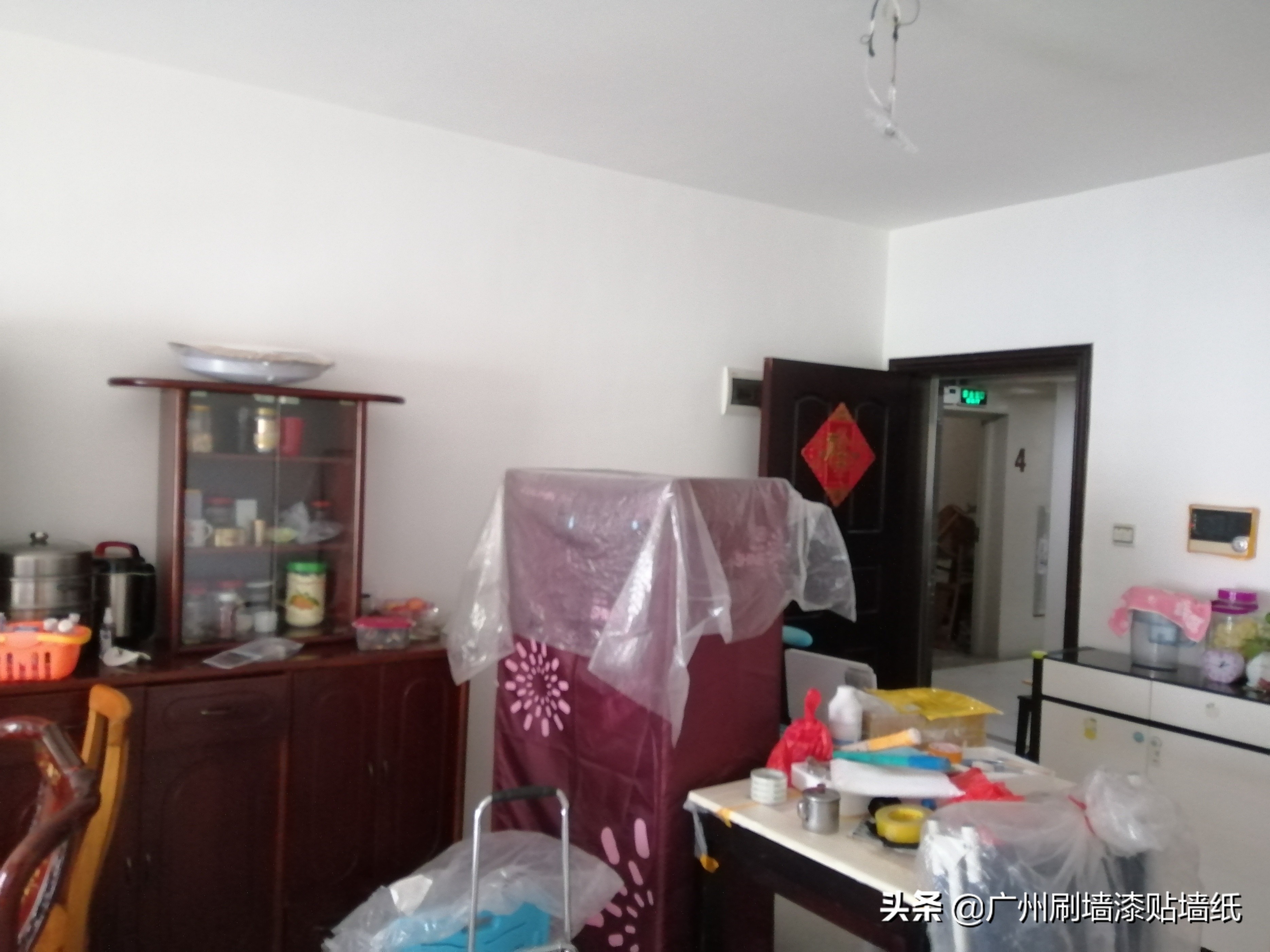 芳村荔丰花园墙面翻新使用多乐士墙面漆