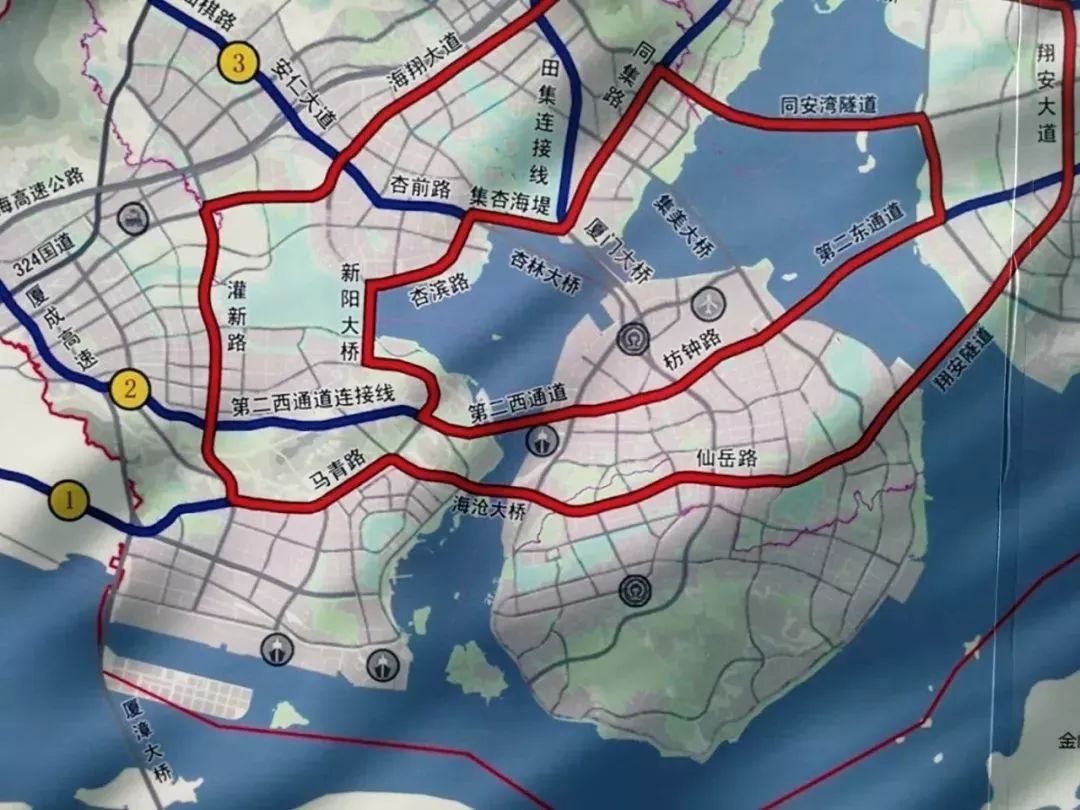 厦门第二东通道翔安,厦门第三东通道在翔安哪里