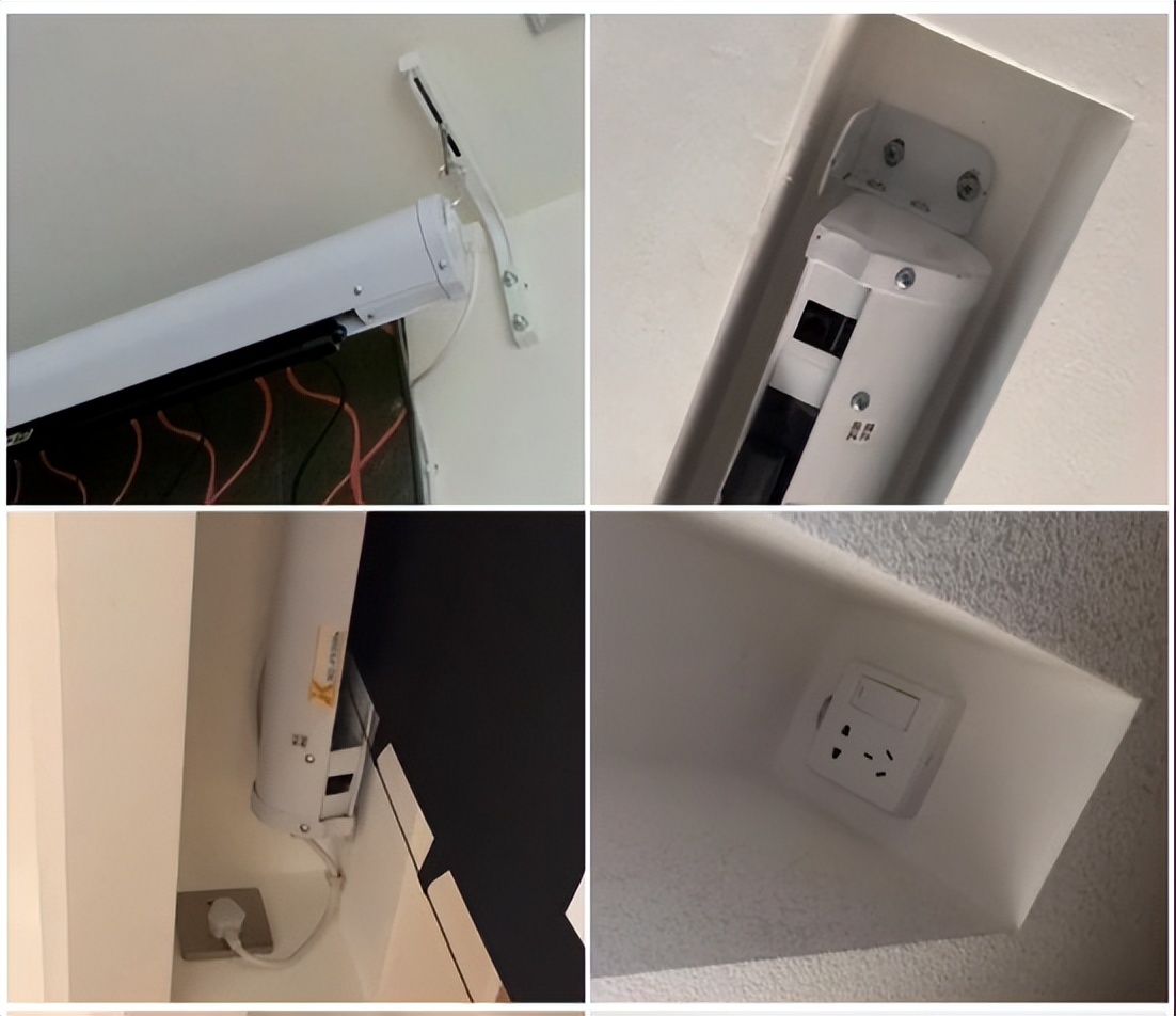 卧室投影仪的安装及布线,新房装修布线怎么接电