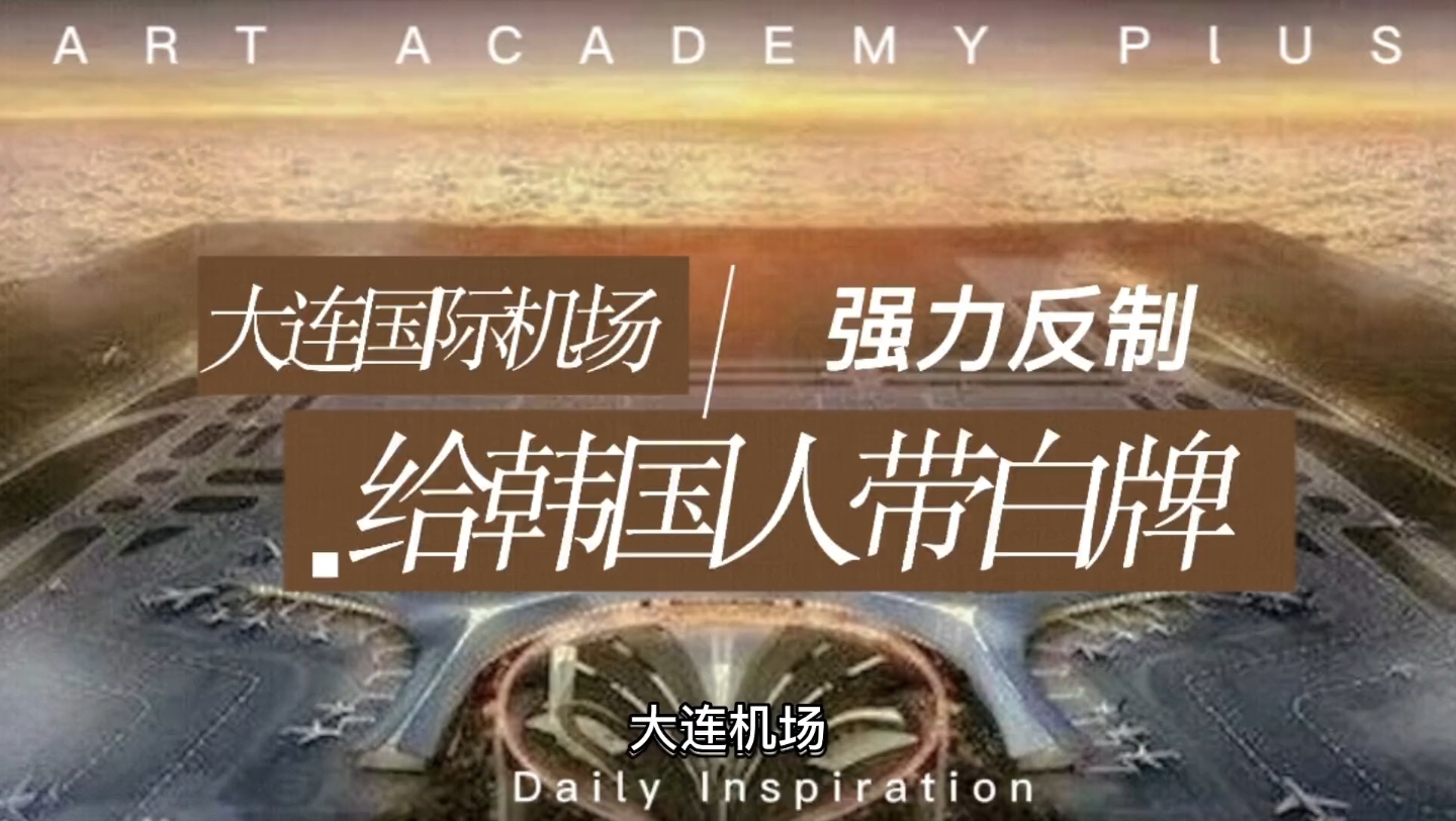 大连海关回应韩籍旅客挂白牌,大连机场给韩旅客挂白牌照片