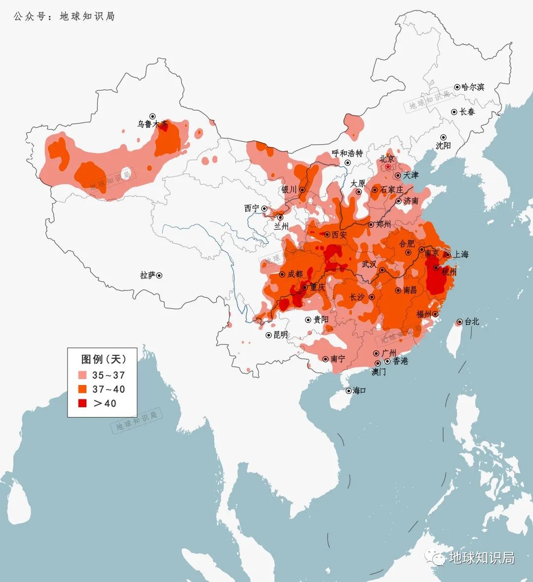 长江流域都很热,长江新闻全球高温热浪