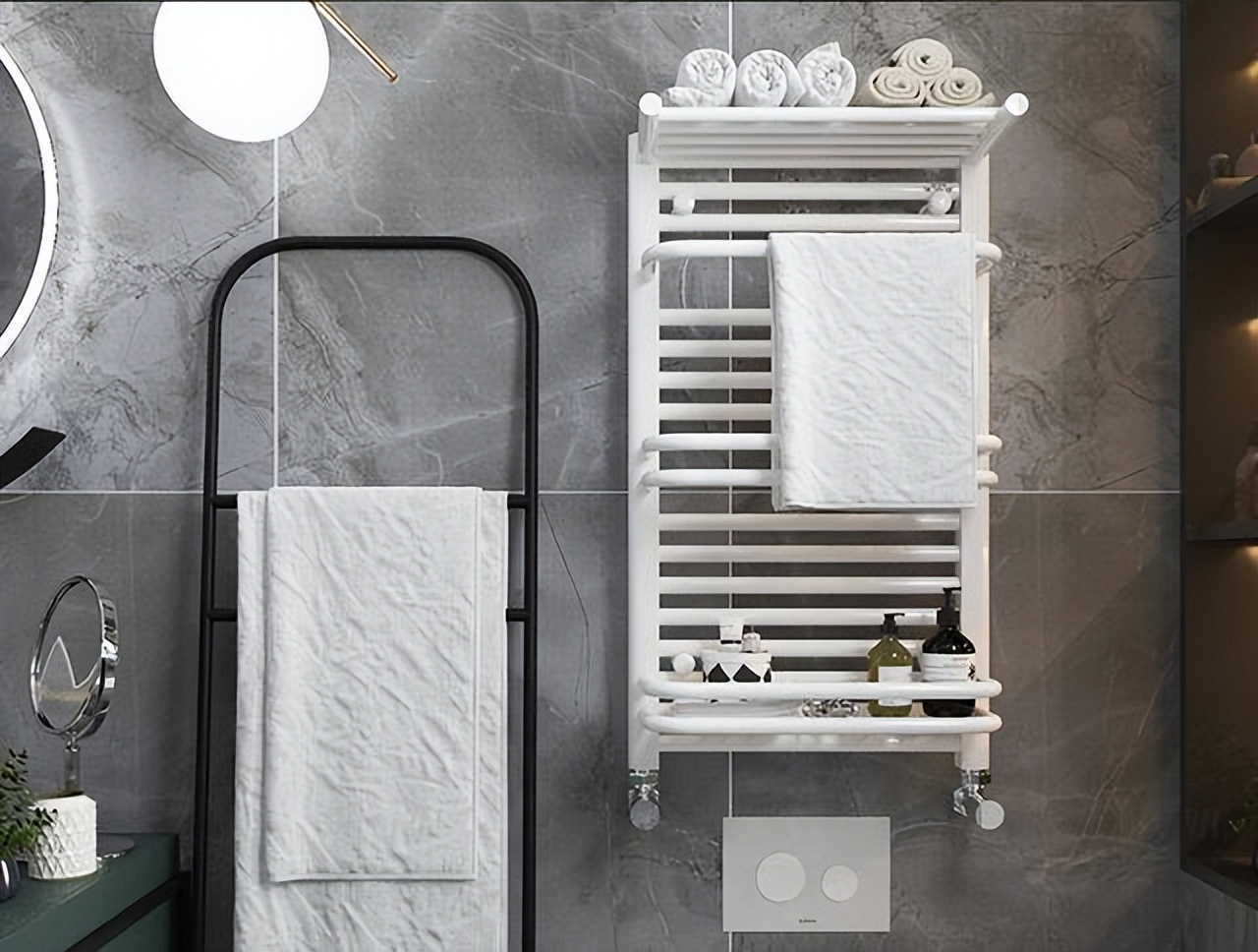 卫生间小装不了毛巾架有什么办法,卫生间用不用装毛巾架