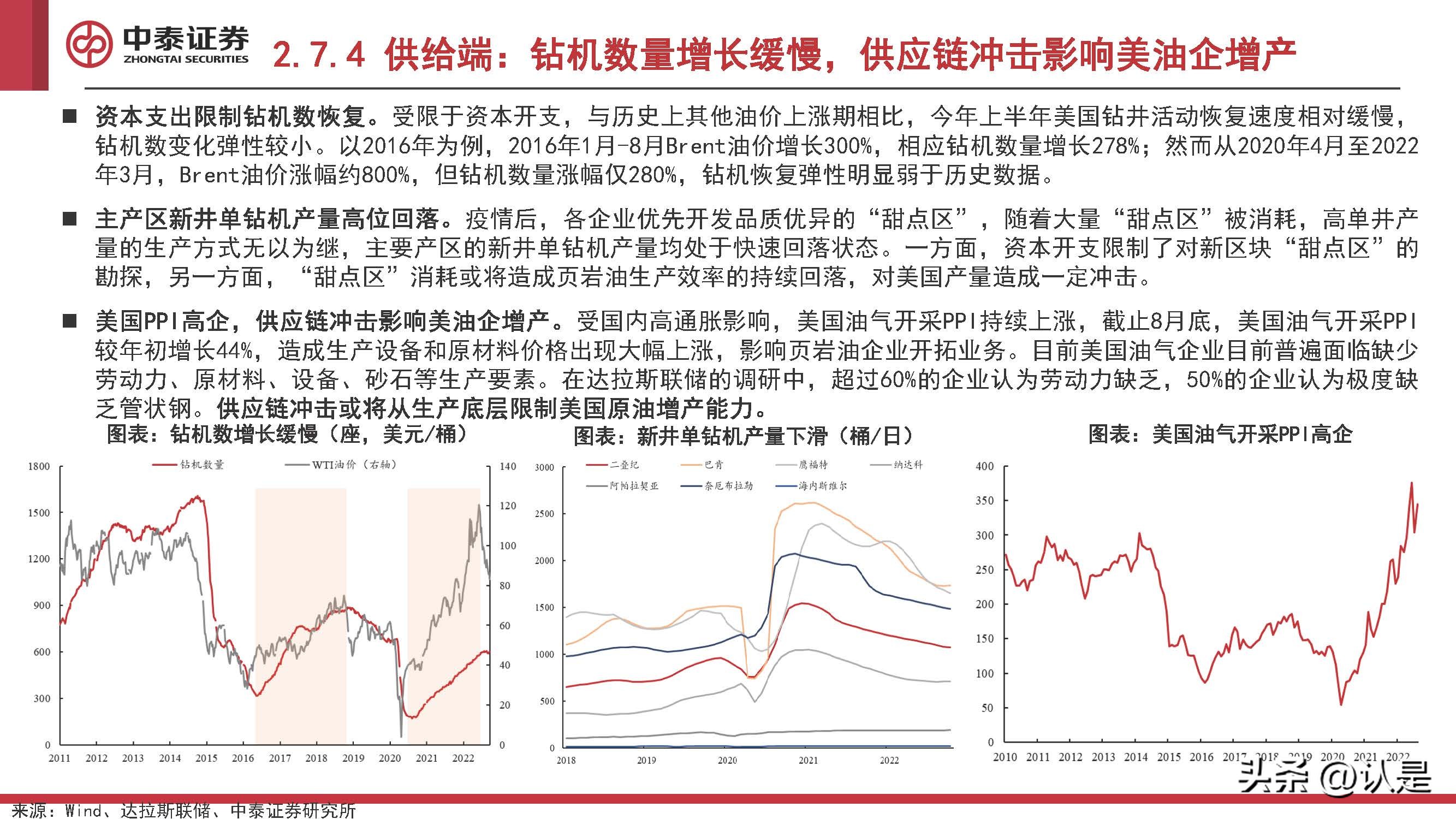 化工行业2022Q4投资策略:看多原油,关注欧洲,布局民爆