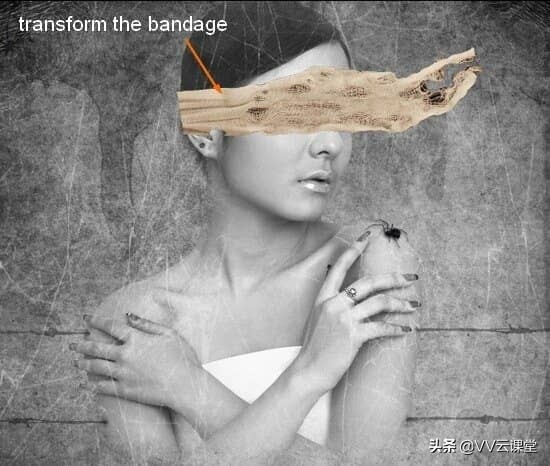 “痛苦”-创建这个怪异的抽象照片处理，百航之星vv云课堂教程