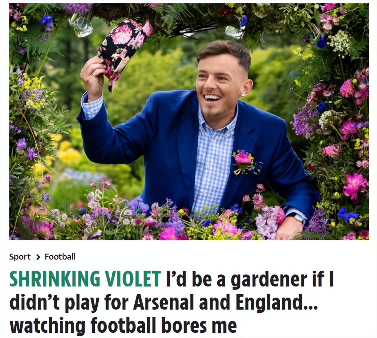 他不爱看足球赛，曾想当园丁！最后怎么成了英超球星？