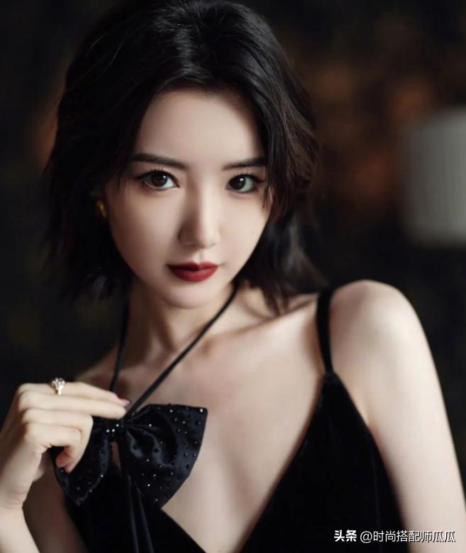 好看的减龄短发宋慧乔,宋慧乔表态发型的尽头是黑长直