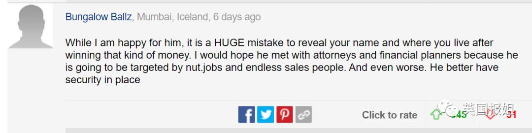 英国男子中彩票挥霍一空,男子买彩票中奖2.19亿元