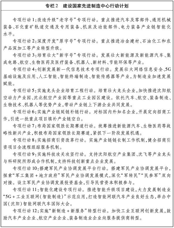 沈阳打造国家中心城市的工作,沈阳建设国家城市冲刺阶段