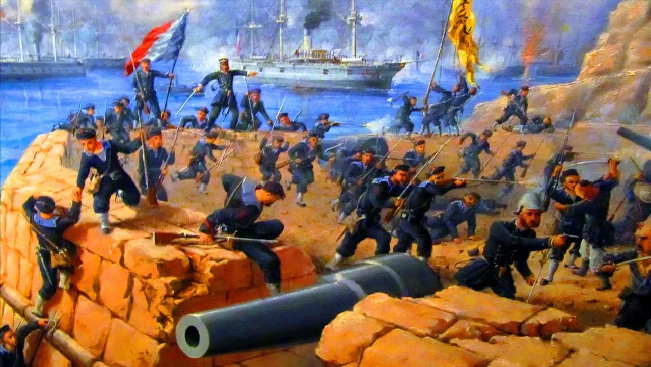 李鸿章软弱导致中法战争不败而败,中法战争双方实力对比