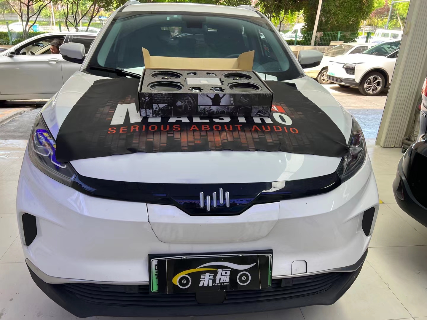 威马ex5改装案例,威马ex5即客行版本配的音响