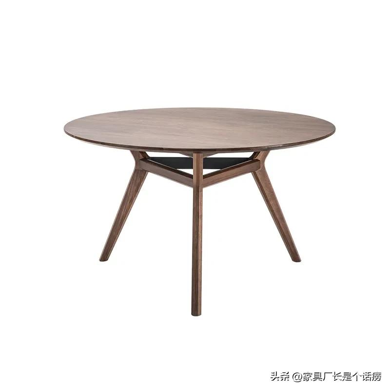 十六款新中式实木餐桌,家用实木圆餐桌轻奢风高级款