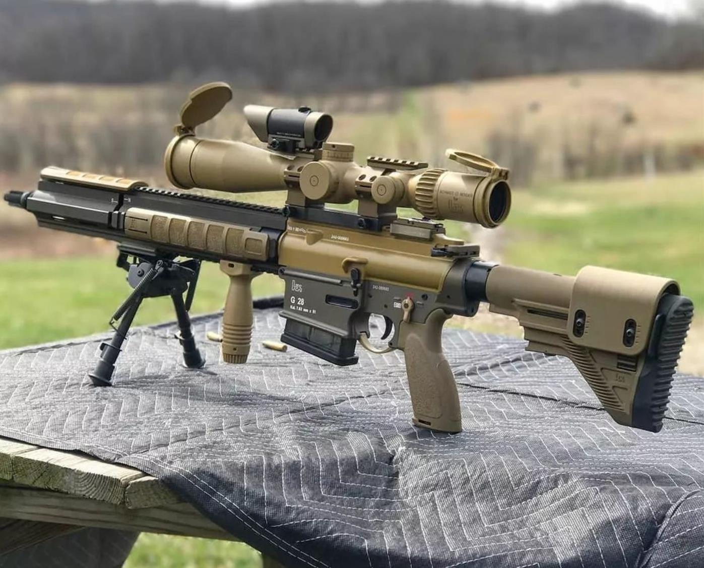 美军现役狙击枪巴雷特,巴雷特m107a1是反器材步枪吗