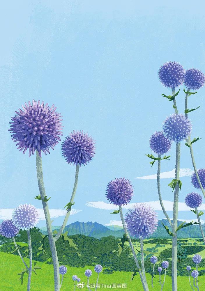 一组极具个人风格的插画,一组很有意境的插画