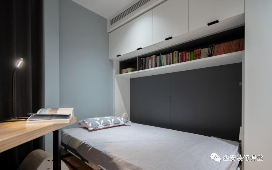 套内70多平小三房装修黑白灰,高级感老房翻新布局