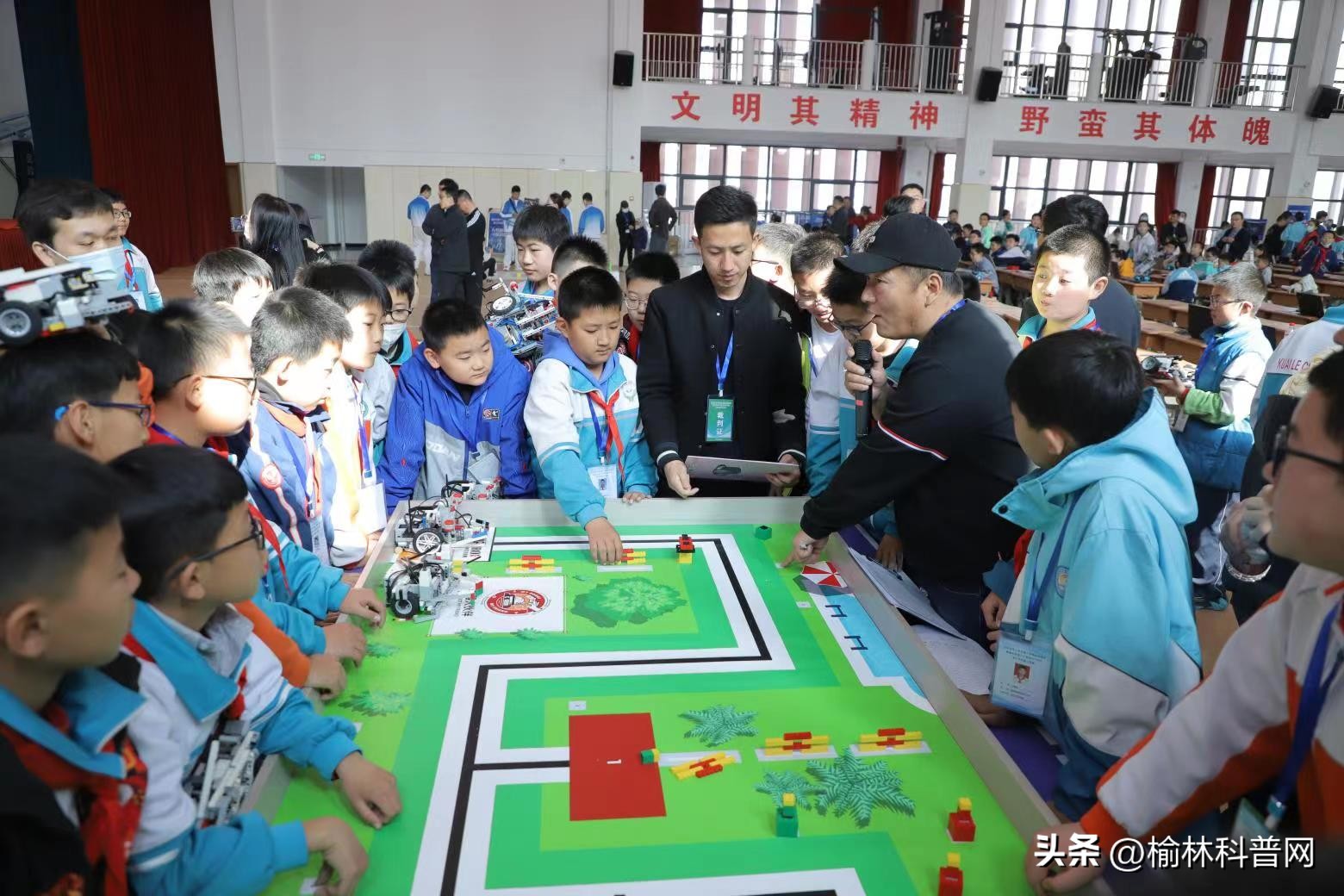 创新科技竞技未来：陕西青少年机器人竞赛榆林赛区暨榆林市第十三届知识产权杯青少年机器人竞赛成功举办