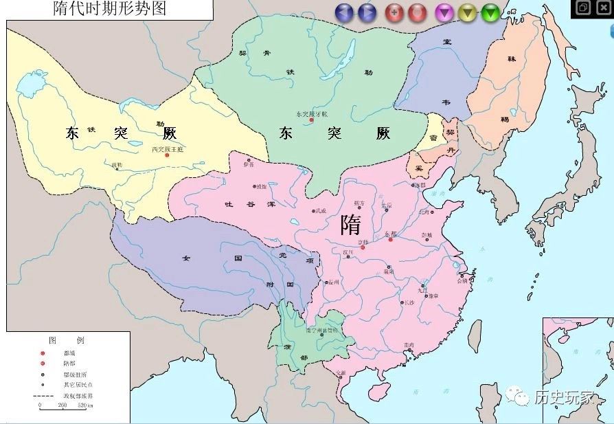 中国历朝历代统治时间表,中国历朝历代版图变化全过程