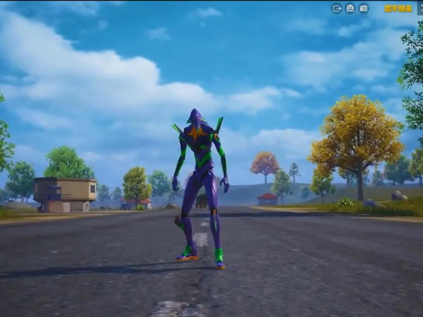 吃鸡eva新皮肤特效,吃鸡eva实战效果