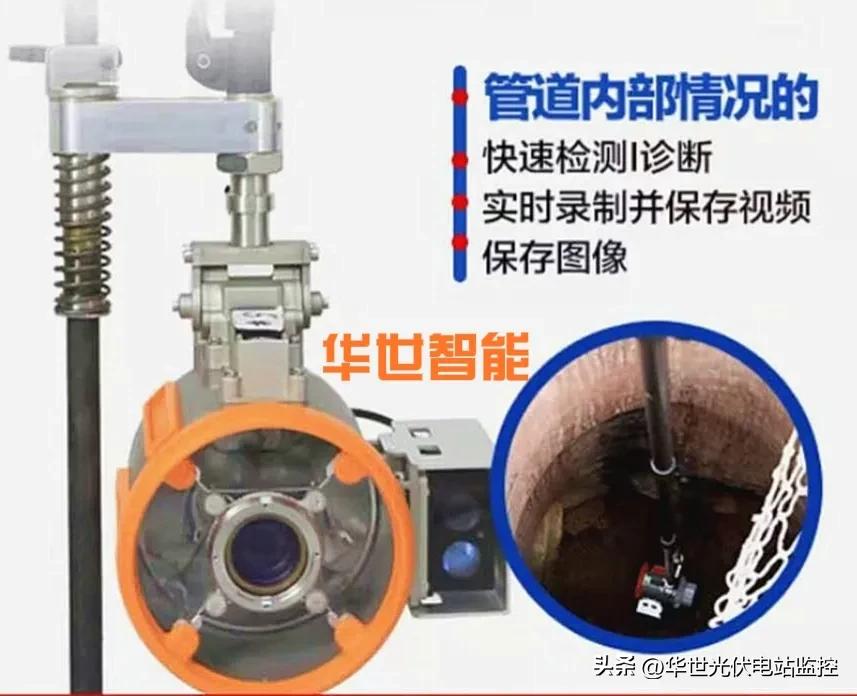 管道无线可视探测,管道内窥检测系统