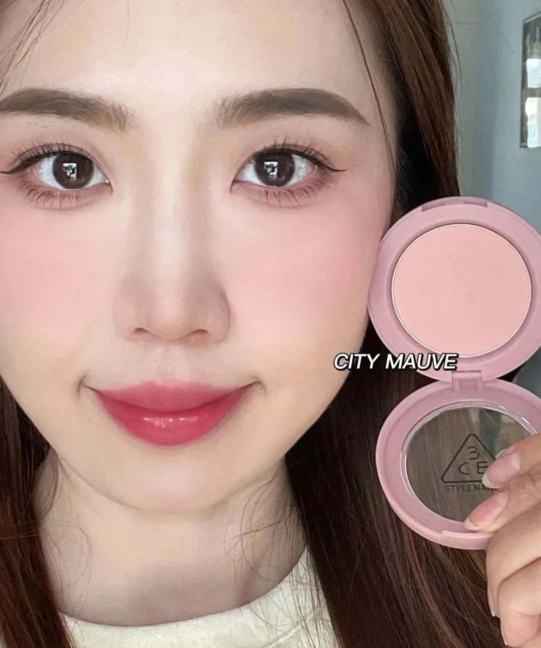 3ce腮红搭配什么唇釉,3ce眼影盘全哑光搭配哪个3ce腮红