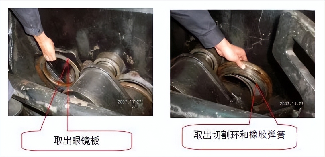 眼镜板切割环什么情况下要更换,眼镜板切割环怎样加厚