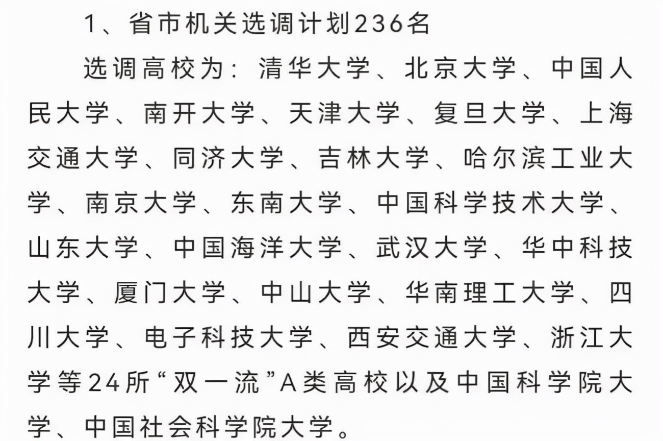 大学毕业考选调生加分,选调生可免试成为公务员