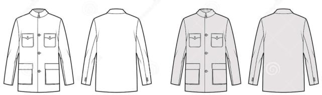 夹克版型常规款和直筒区别,工装夹克都有什么版型