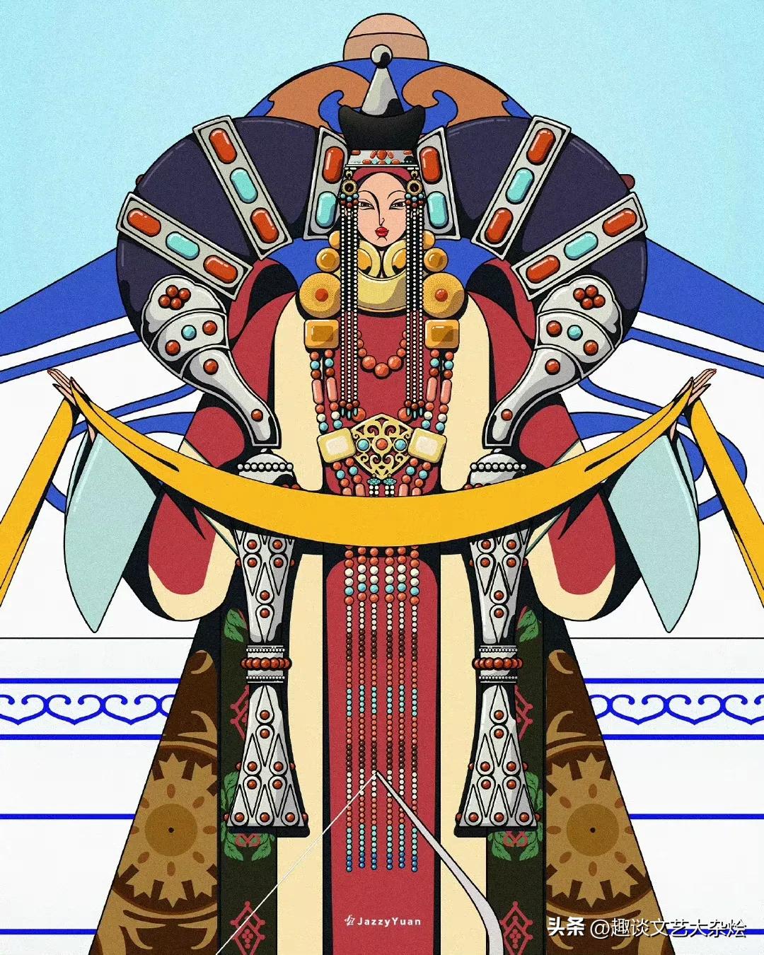 让你创作一幅以“那达慕大会”为题的画作,你都会画些什么?