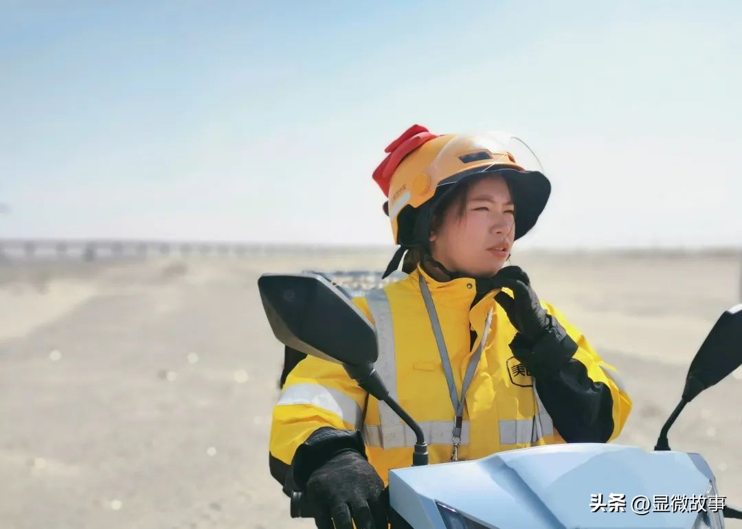 沙漠边缘的县城女骑手:月入1.5万,我过上了自由的人生