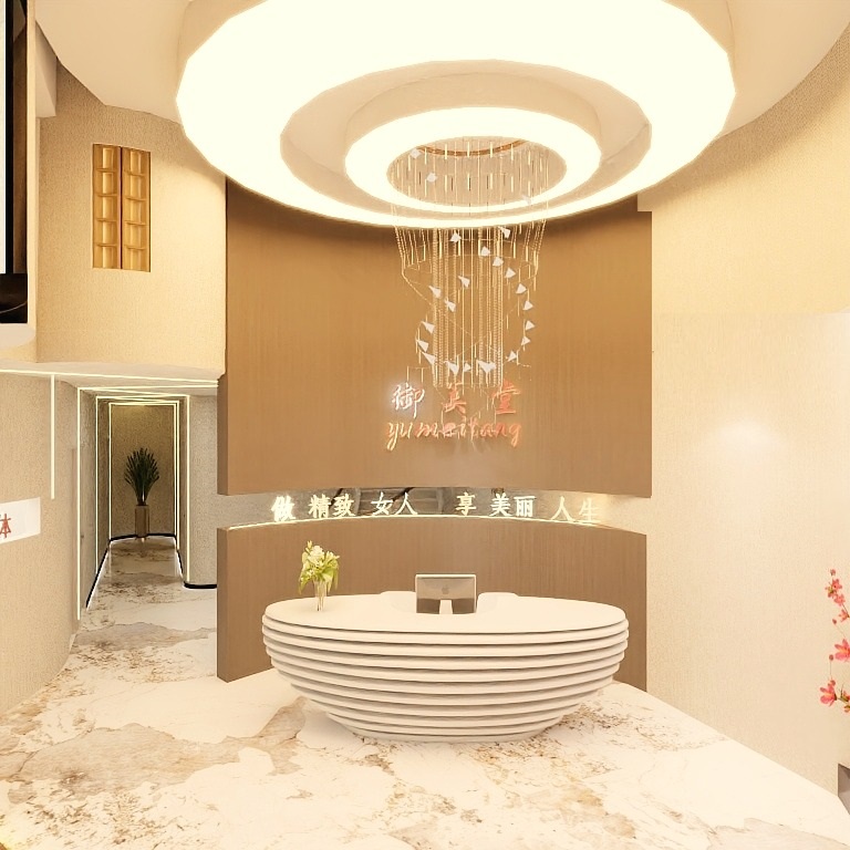 600平美容院装修案例欣赏,100平会所装修设计案例