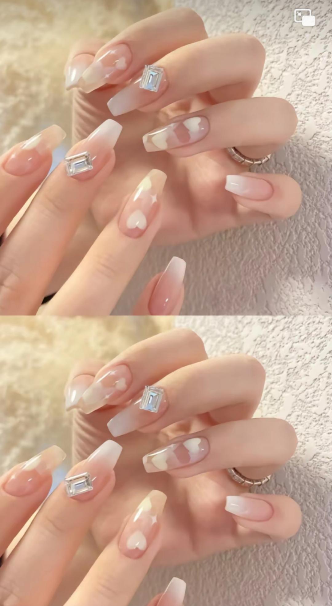 22款特别美丽的美甲快来学起来吧,气质又显白的美甲款式你学会了吗