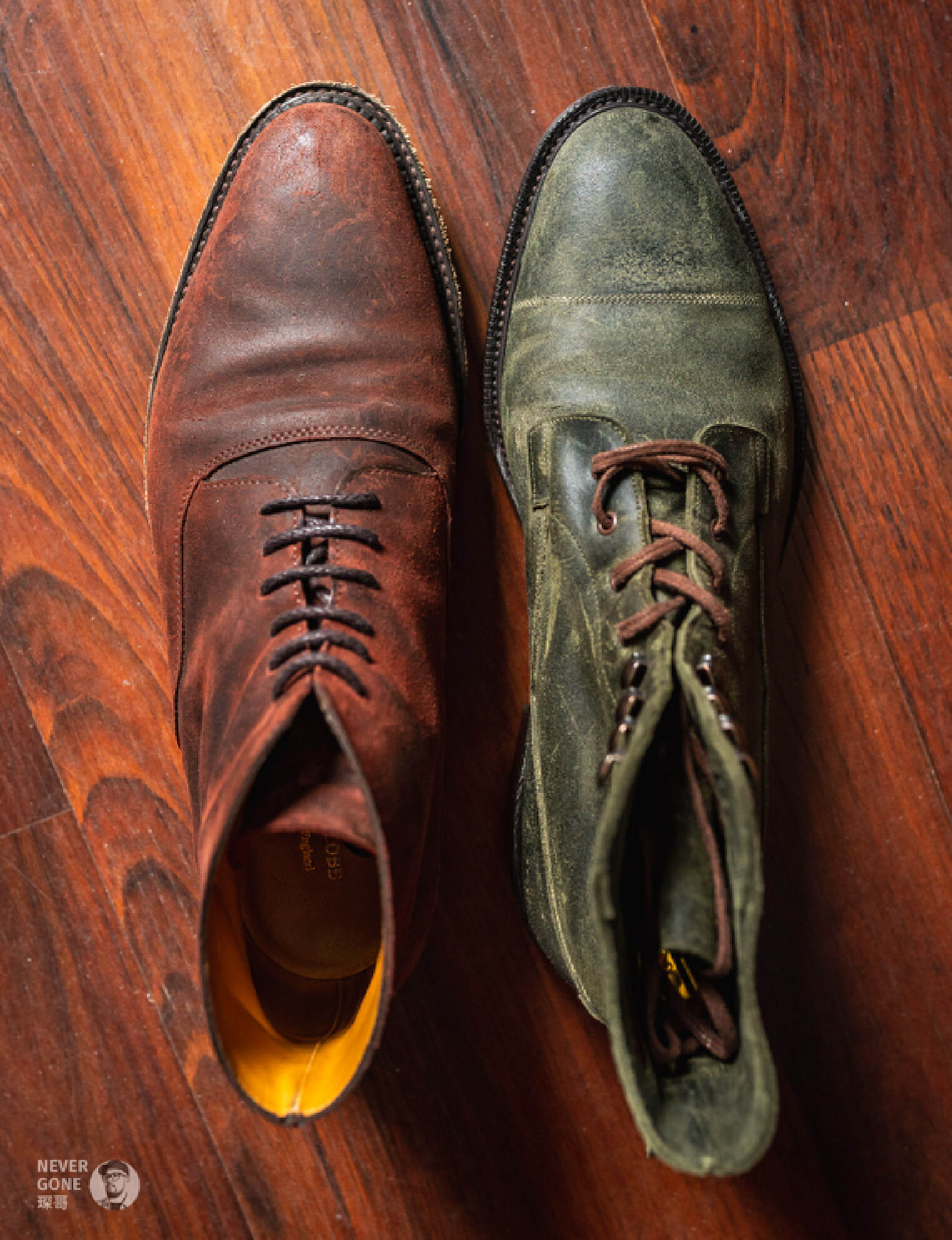 成功集邮EdwardGreen咔叽村靴：蜡翻毛Galway