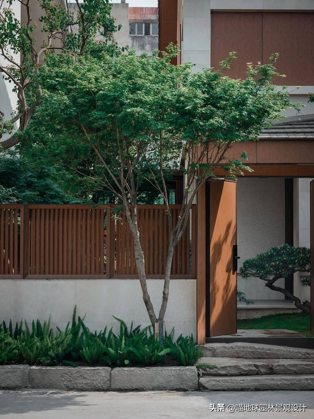 别墅庭院大门入口设计效果图,别墅庭院花园效果图大全集