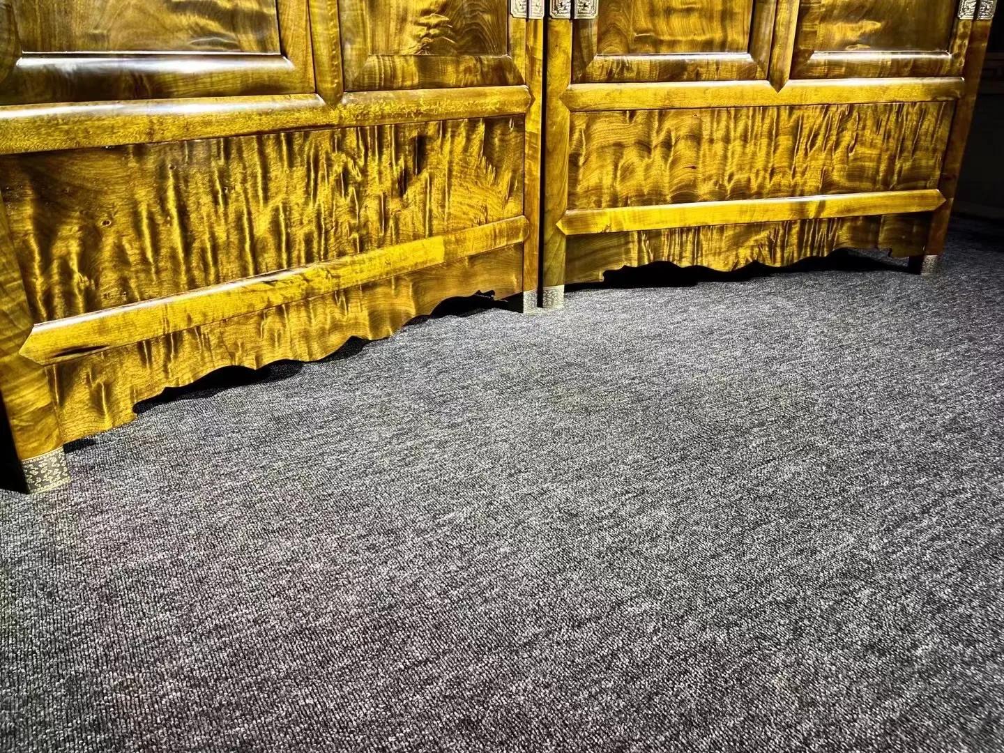 乌木金丝楠实木顶箱柜价格,金丝楠乌木特殊纹理面板