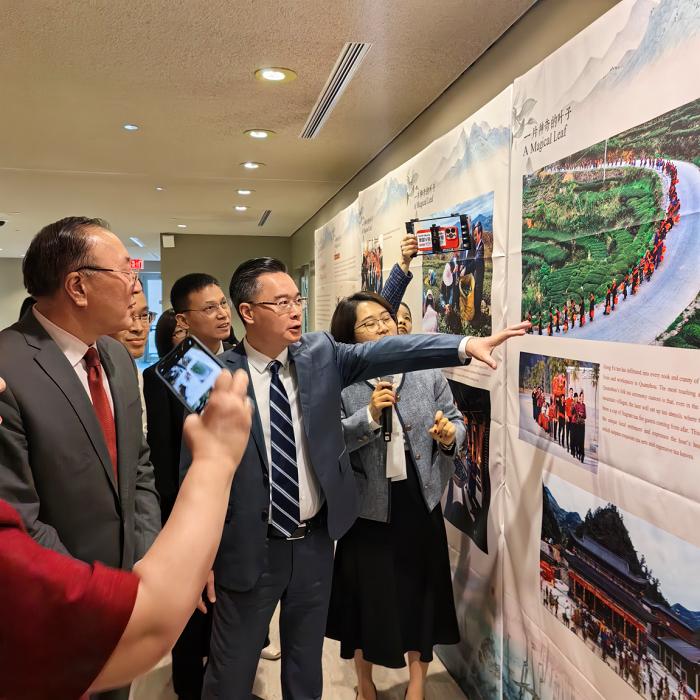 八马茶业受邀亮相联合国总部、驻美大使馆，开展中国非遗茶文化推广，获多国代表点赞