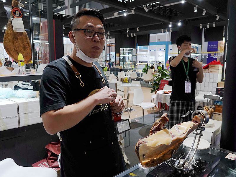浙江土豪伊比利亚火腿,消博会商品价格