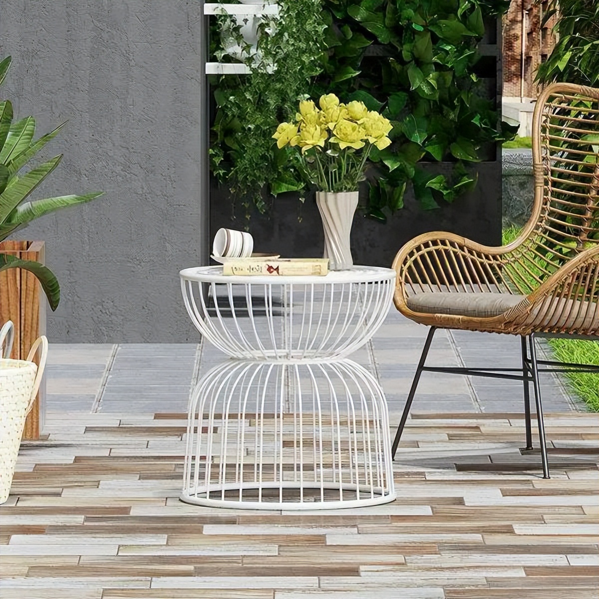 嚯!这满屏的白色边桌,兜住细节的高级感,引网友点赞!