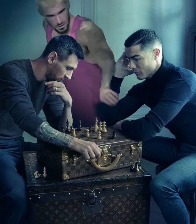 c罗梅西皇马世纪大战,足球单赛季梅西c罗内马尔同框