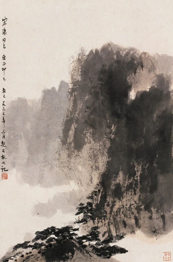 傅抱石山水画100幅欣赏,傅抱石山水画100幅高清图欣赏
