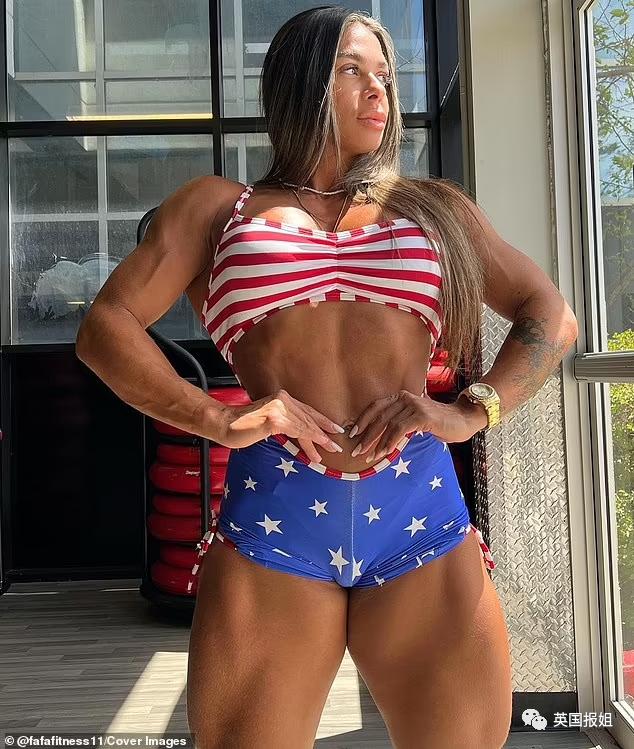 巴西健身女巨人,绿巨人健身网红