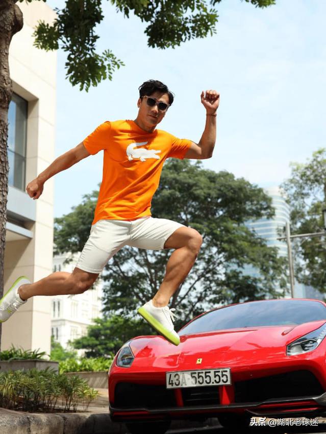 远超国足！越南替补球员2年豪购6辆跑车，没事就带白人妻子去兜风