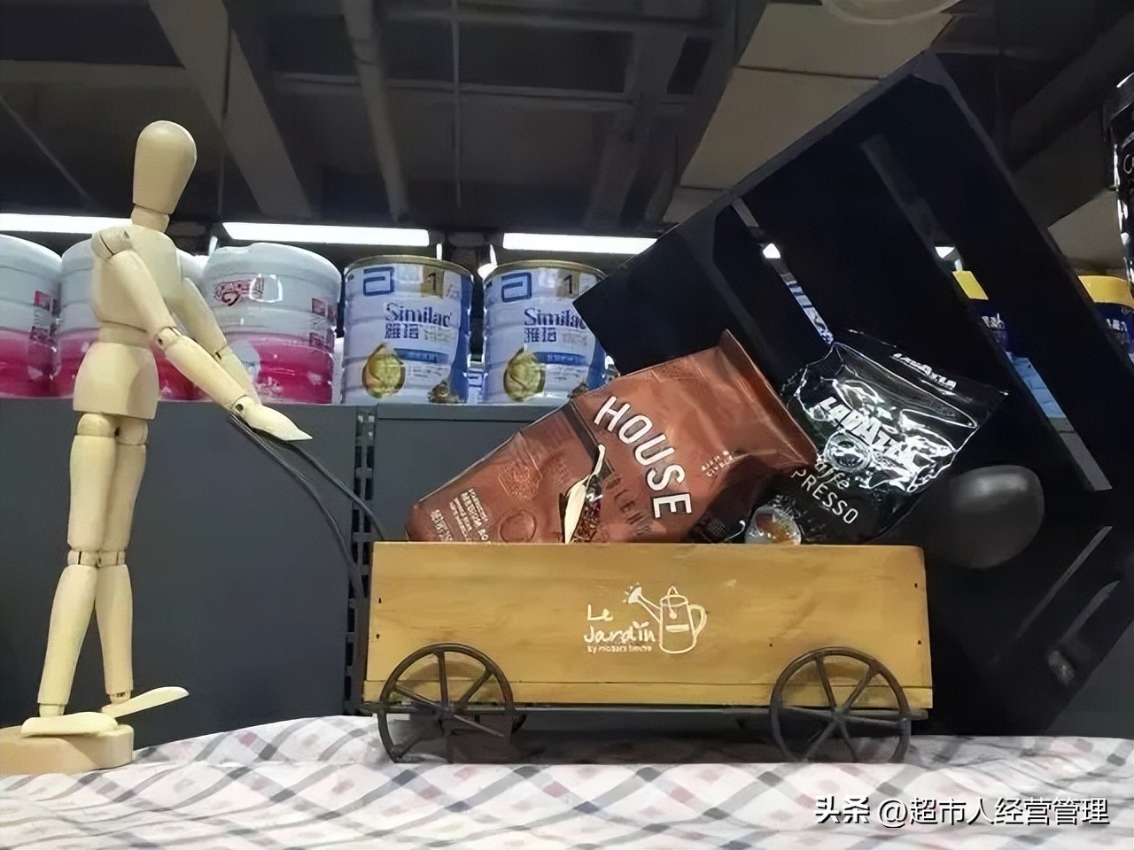 超市情景陈列八宝粥搭配啥合适,超市情景陈列图片大全创意