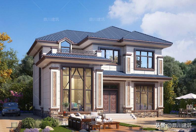 简单实用美观的三层农村房图,最简单农村二层房实图