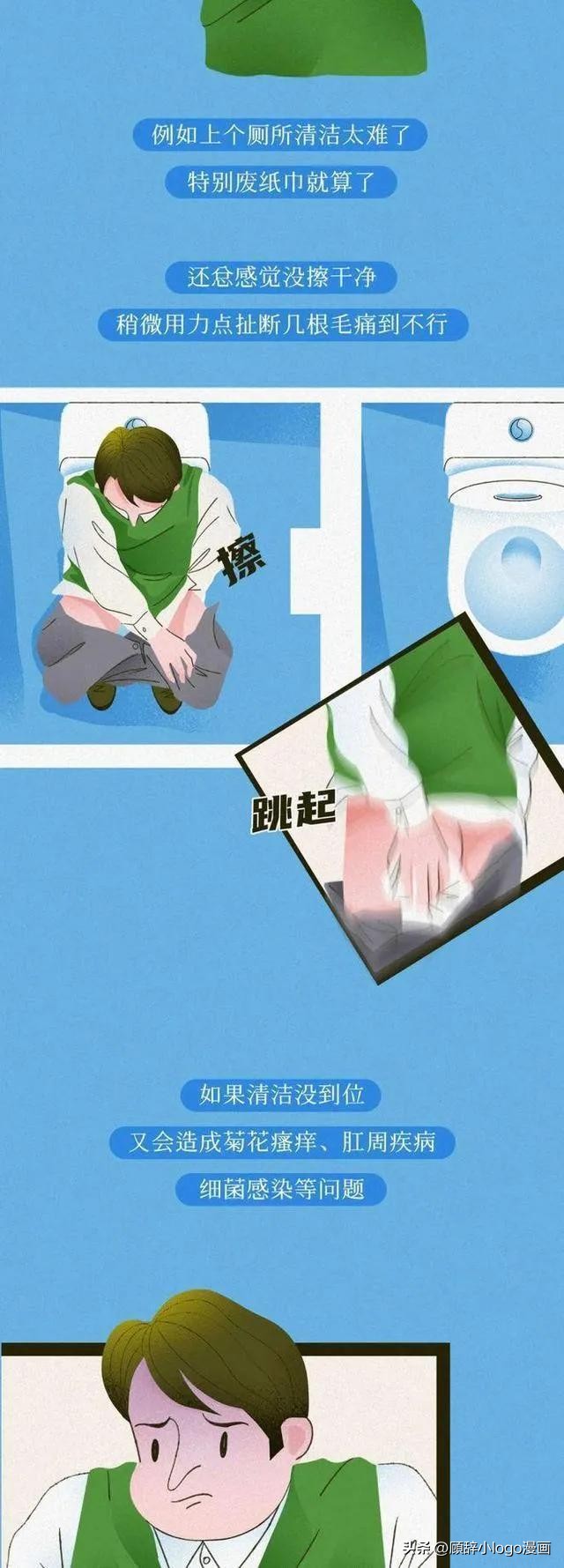 为什么肛门周围也会长“毛”？如果刮掉会怎样？（漫画）