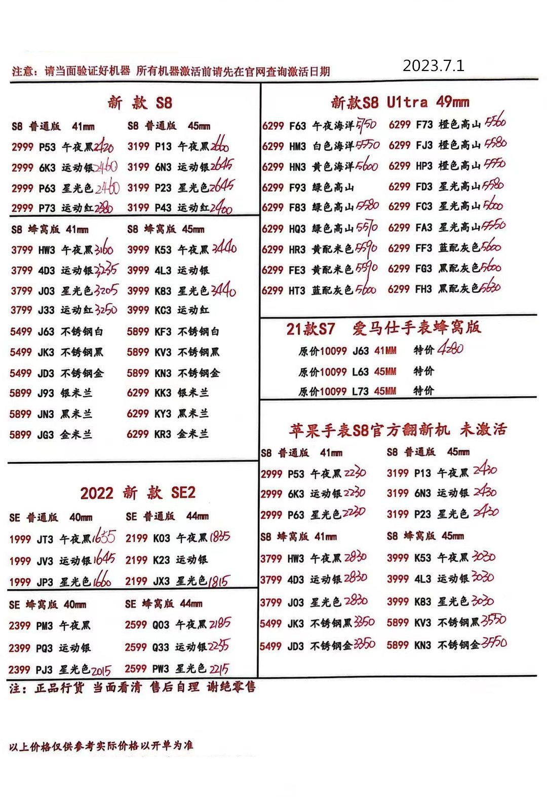 华强北远望手机市场批发报价单,华强北今日二手苹果手机报价单