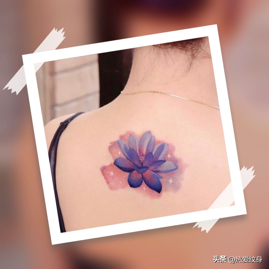 纹身就像你心中的一朵花,纹身像种在你内心深处的一朵花