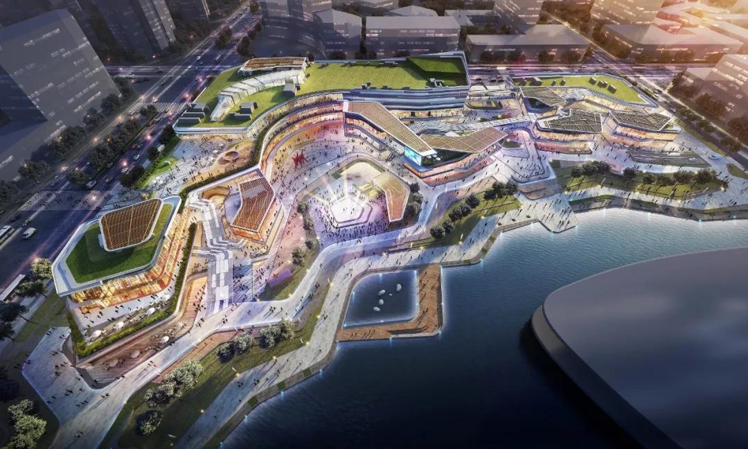 现代商业空间的庭院景观设计,现代简约景观空间