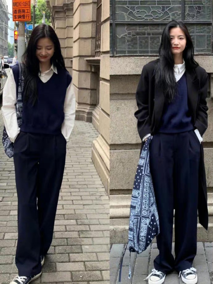 新款韩系穿搭让你一个礼拜不重样,韩系宽松冬季穿搭